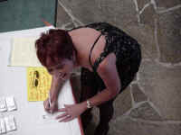 Lauren signing in